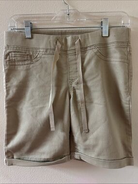 NOBO Women's Drawstring Casual Shorts - Beige